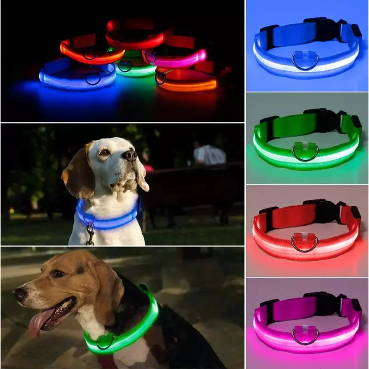 LumiPet - Collar Luminoso Recargable