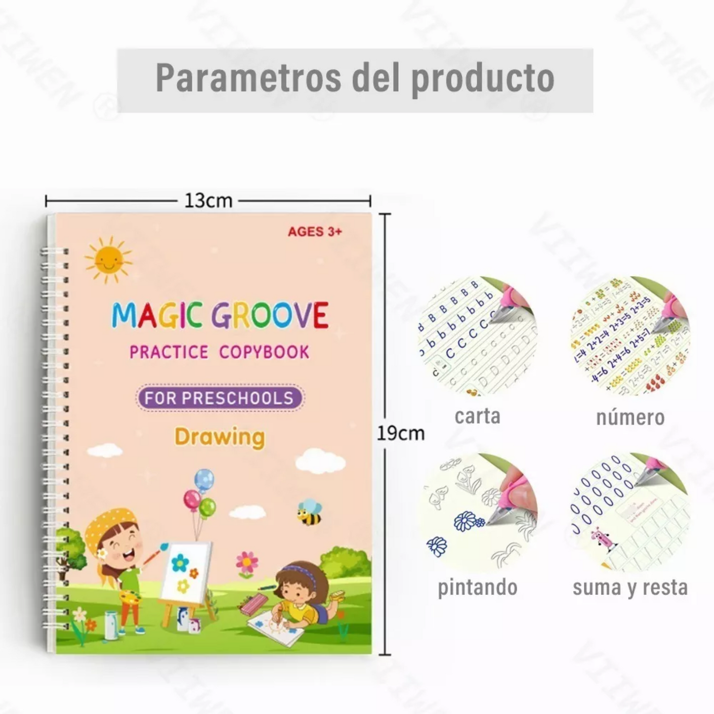 TrazoMágico™ - Practica sin gastar papel una y otra vez