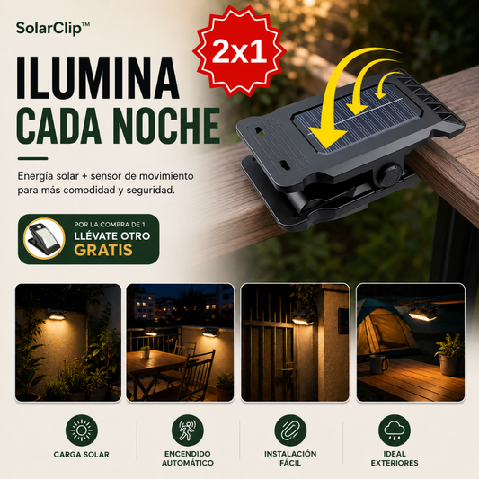 SolarClip - Luz Solar Con Clip