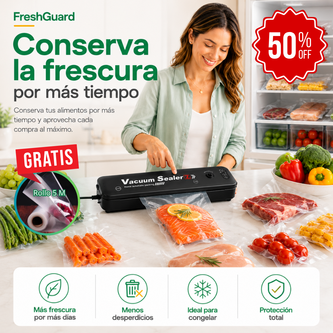 FreshGuard – Sellador de alimentos al vacío