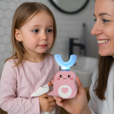 SonicU Smile - Limpieza 360° fácil y sin peleas para niños