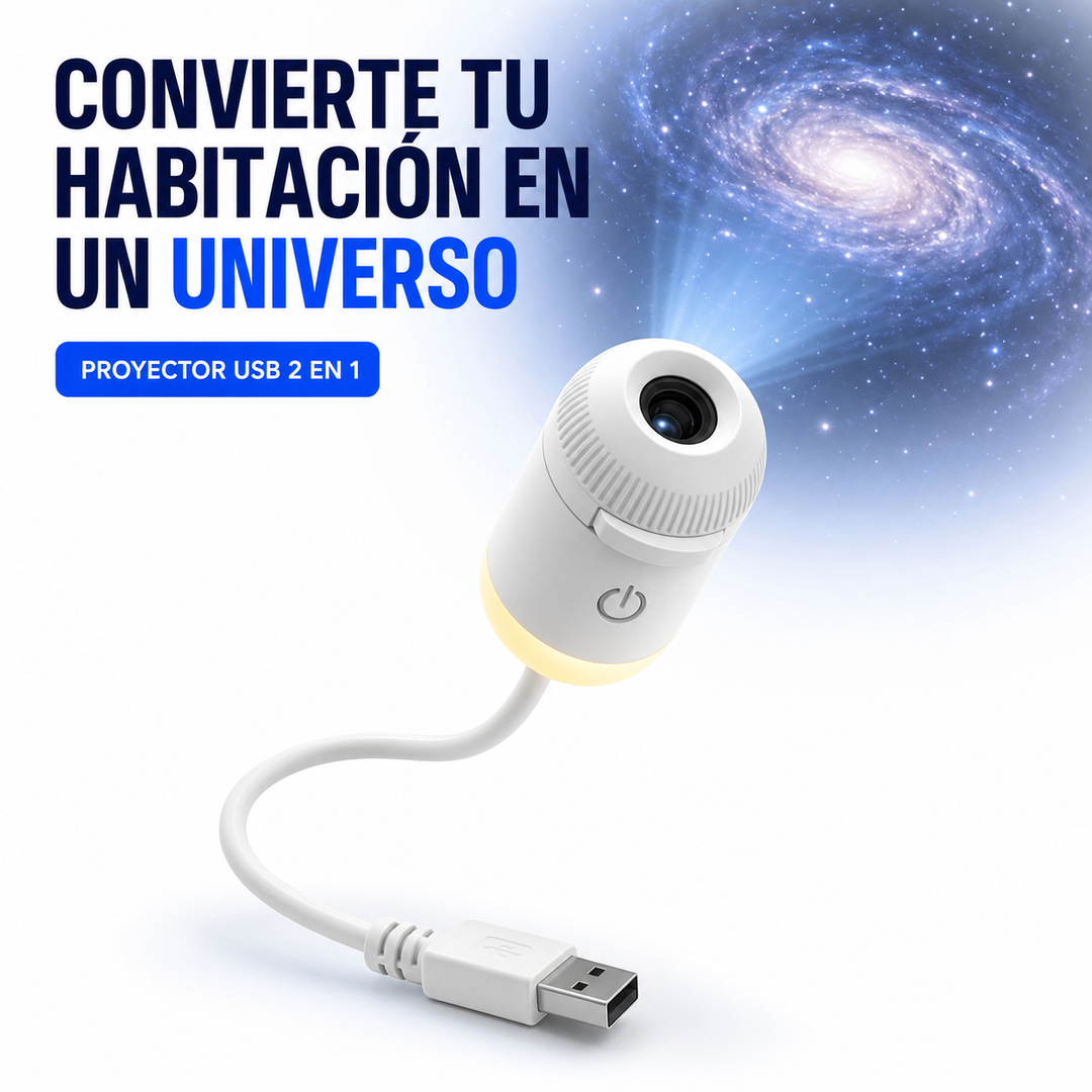 LumiGalaxy - Proyector Nocturno Galáctico