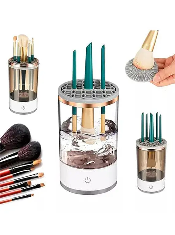 BrushFlow - Limpiador De Brochas Eléctrico