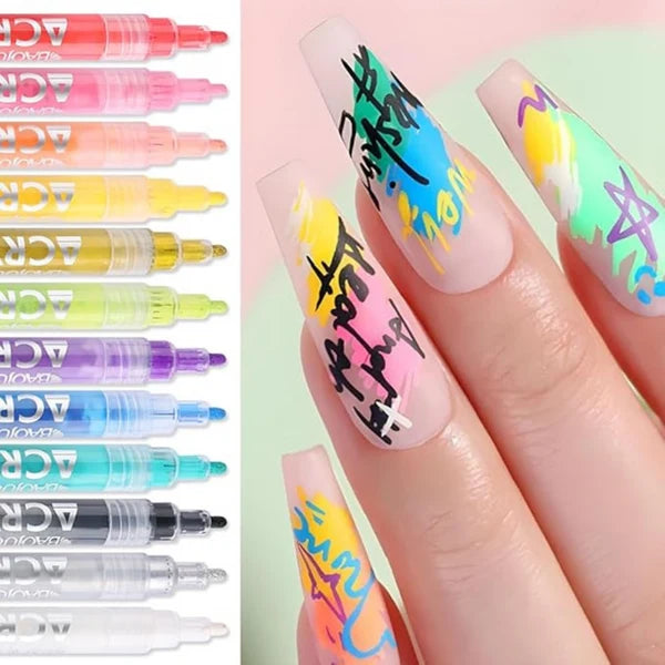 NailArt Pro - Set 12 Marcadores para Uñas