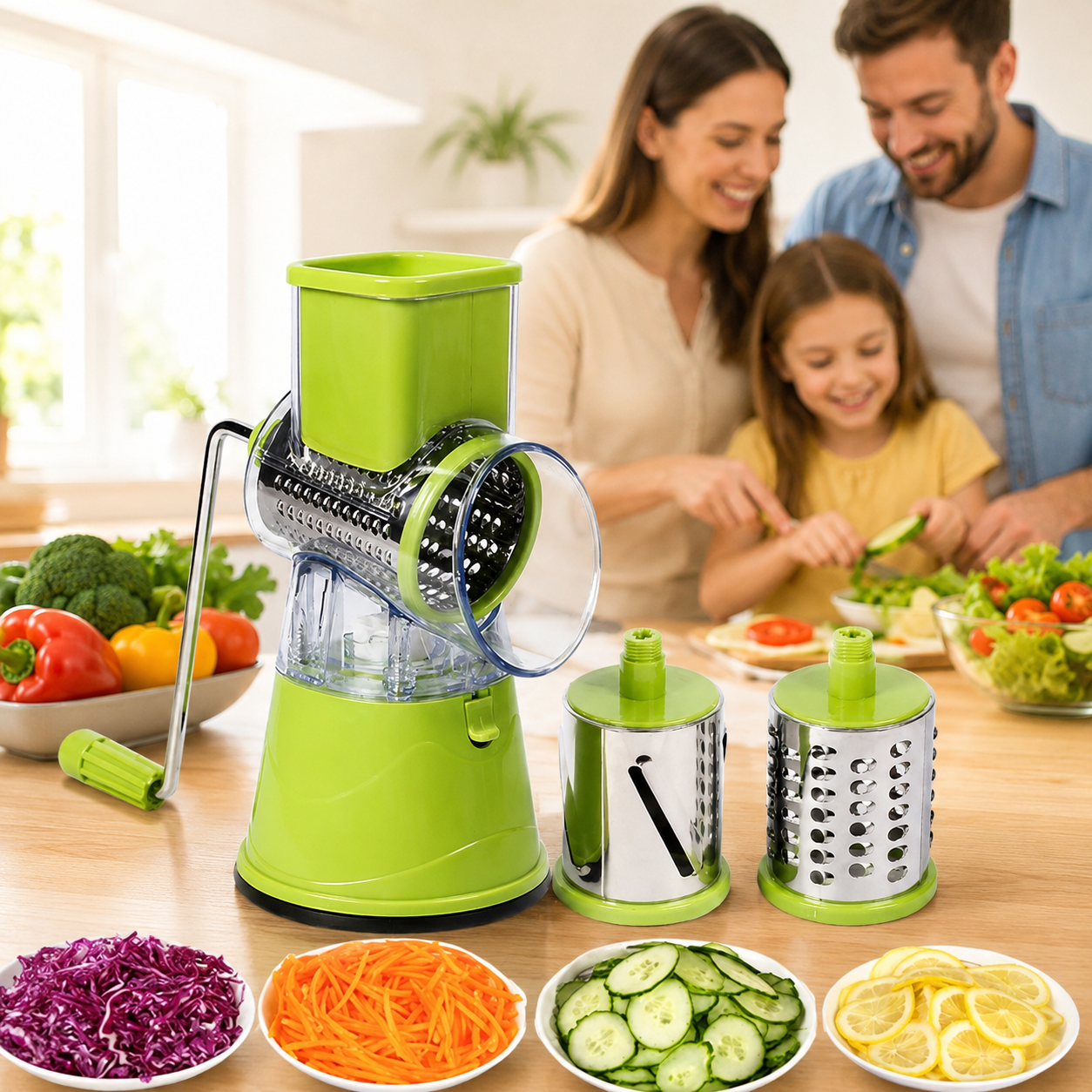 VeggieFlow™ - Rallador Giratorio