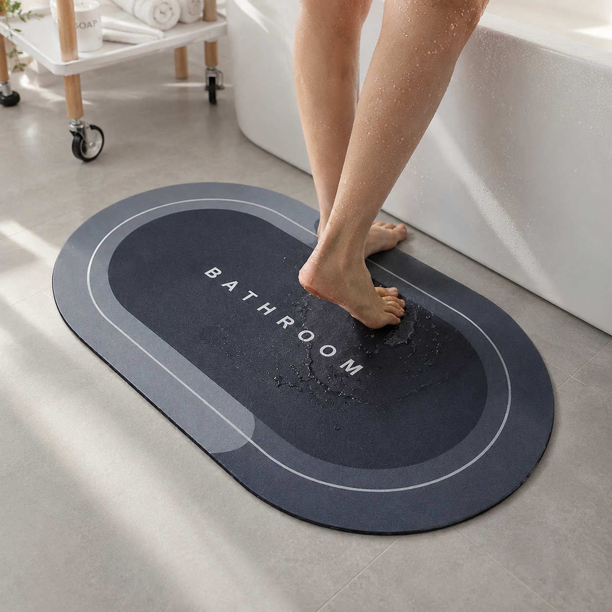DryStep™ – 2 Alfombras de Baño