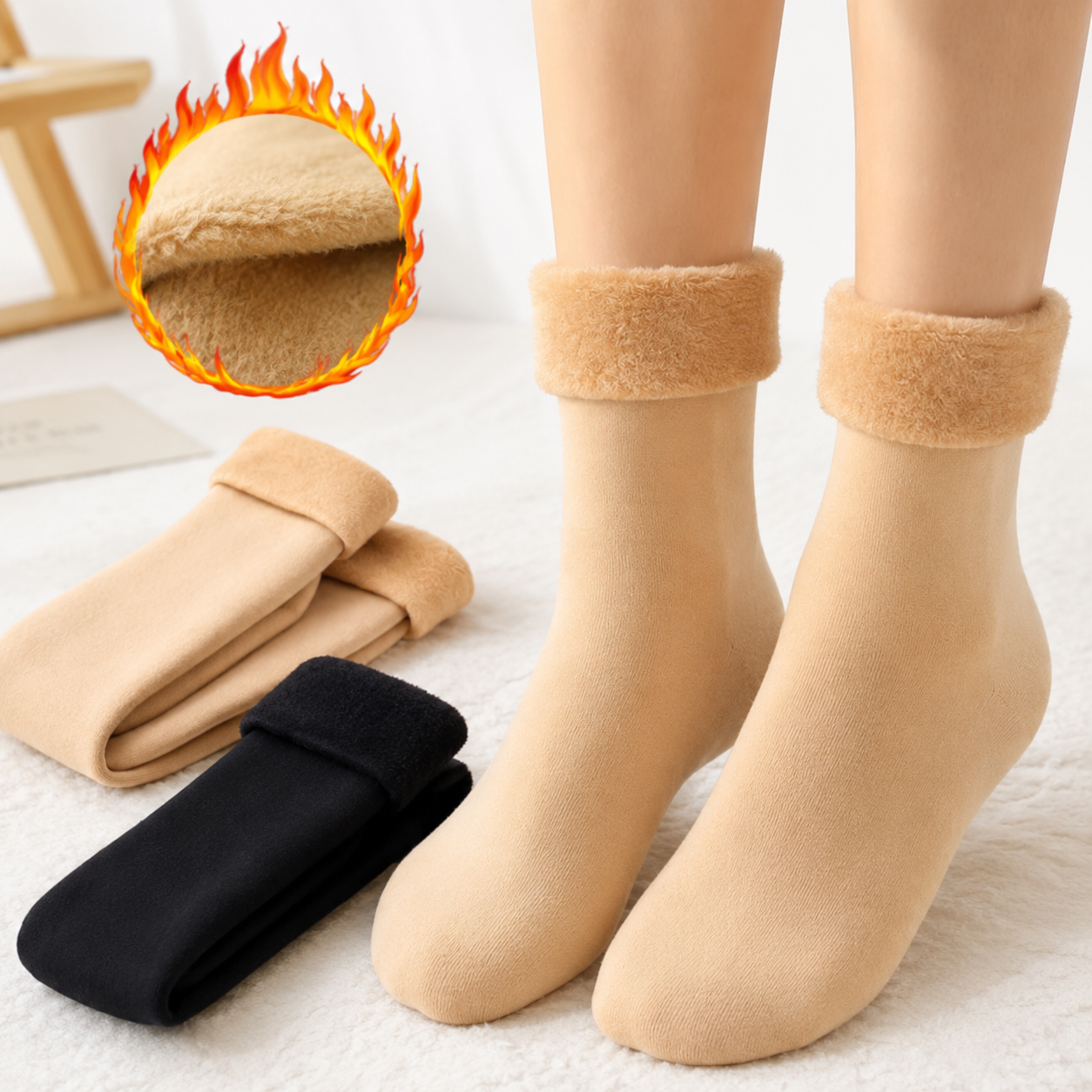 CaliWarm™ - Calcetines Termicas Invierno, Pack 12 Pares
