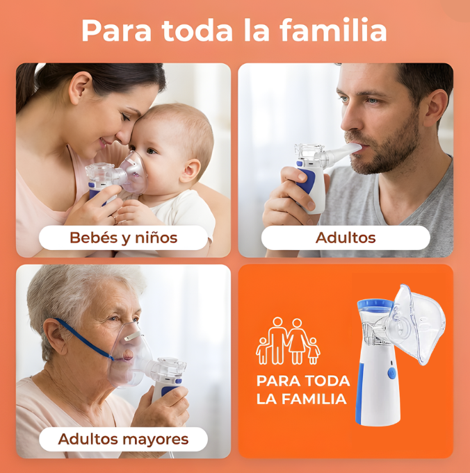 PureMist™ – Nebulización silenciosa para respirar con tranquilidad