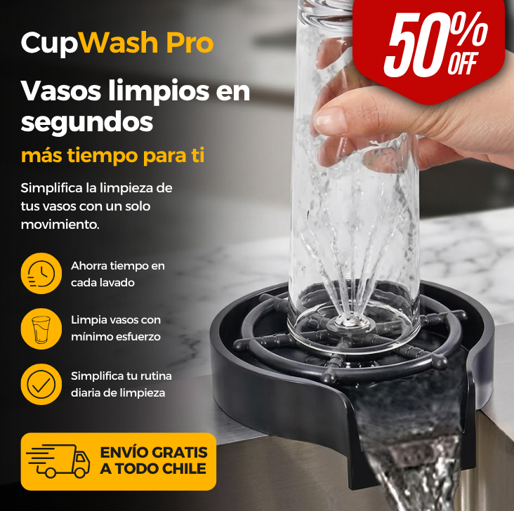 CupWash Pro - Enjuagadora De Vasos Automática