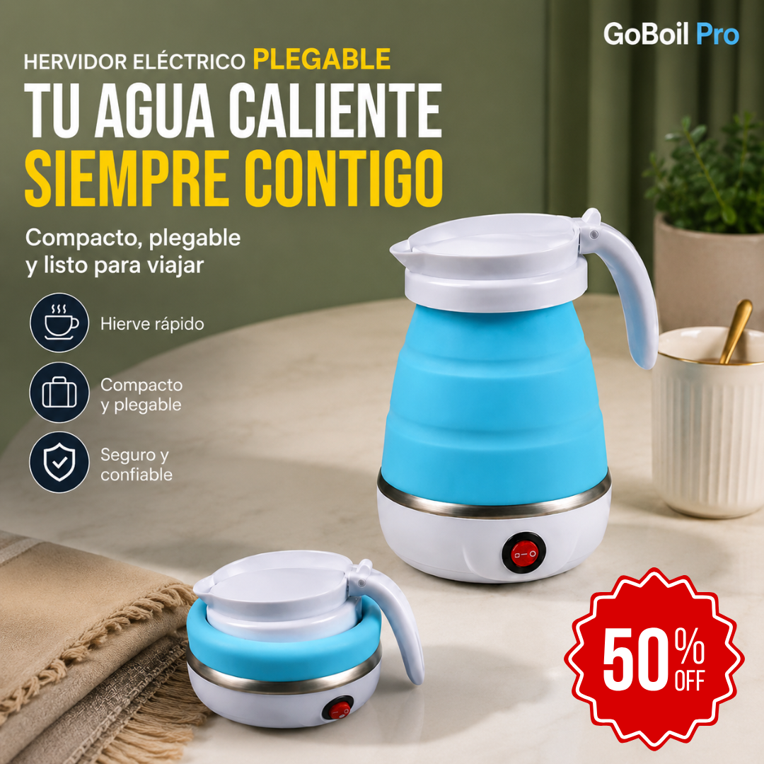 GoBoil Pro - Hervidor Plegable Portatil