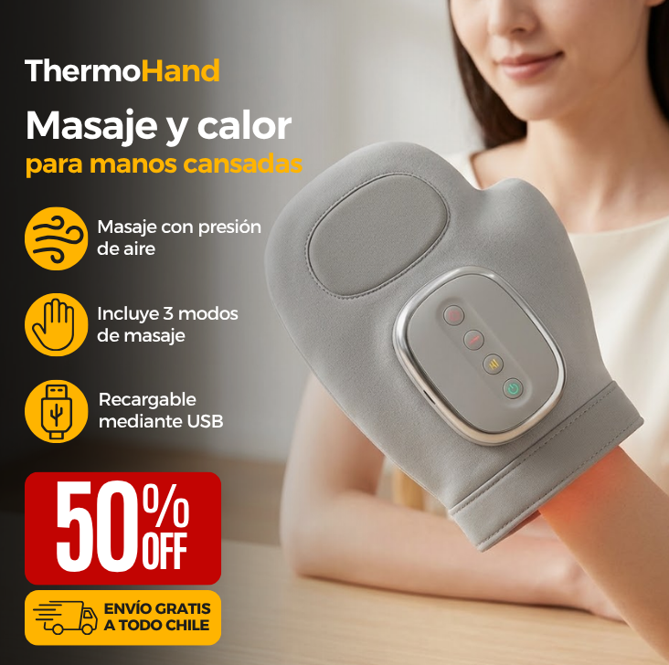 ThermoHand - Masajeador mano alta gama