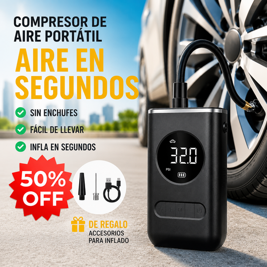 AirForce Pro - Compresor digital portátil
