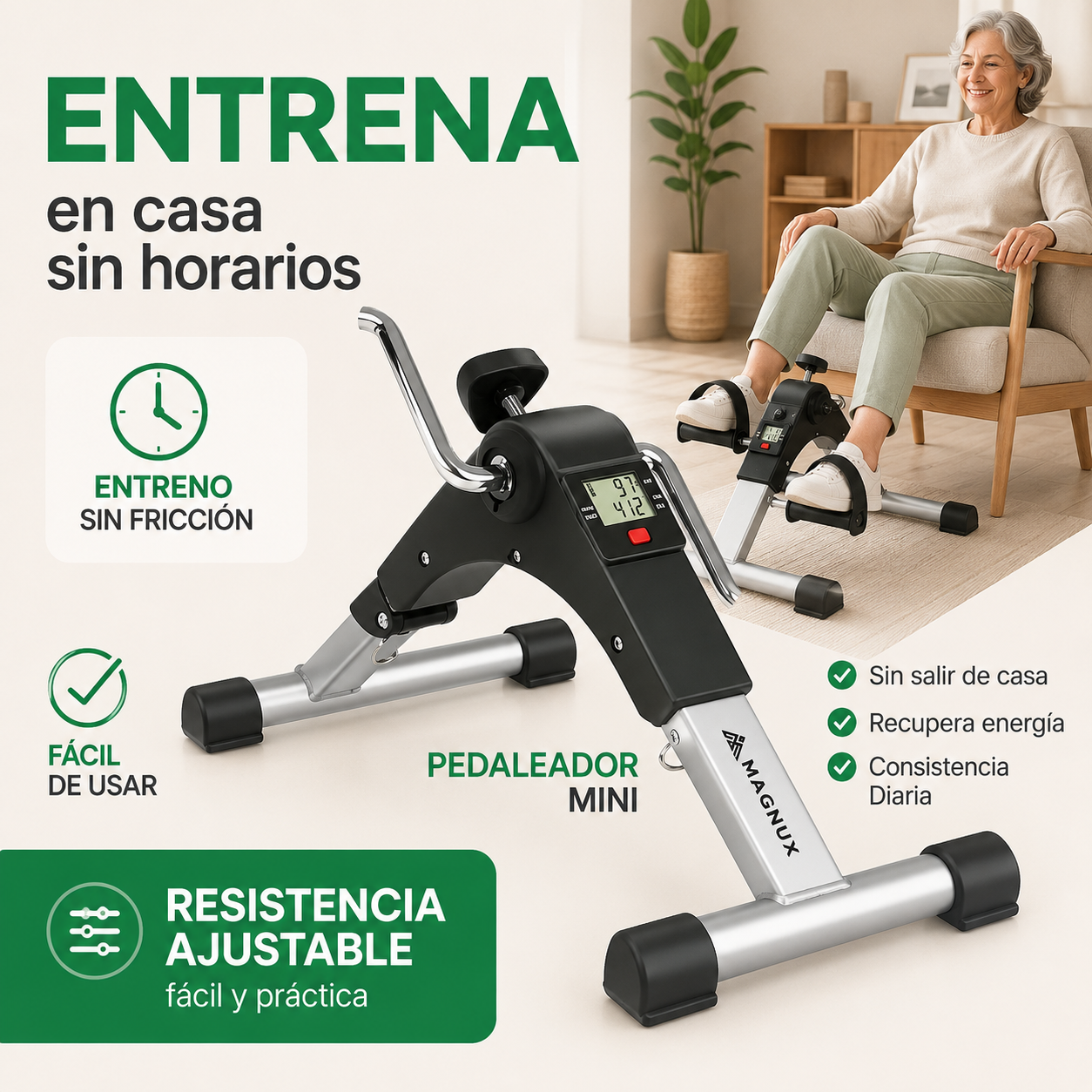 PedalFit - Mini Pedales estilo bicicleta