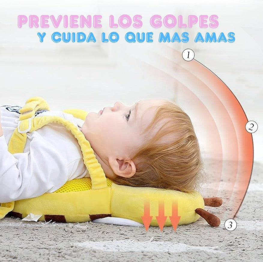 SafeSteps™ - Mochila Protector de Cabeza