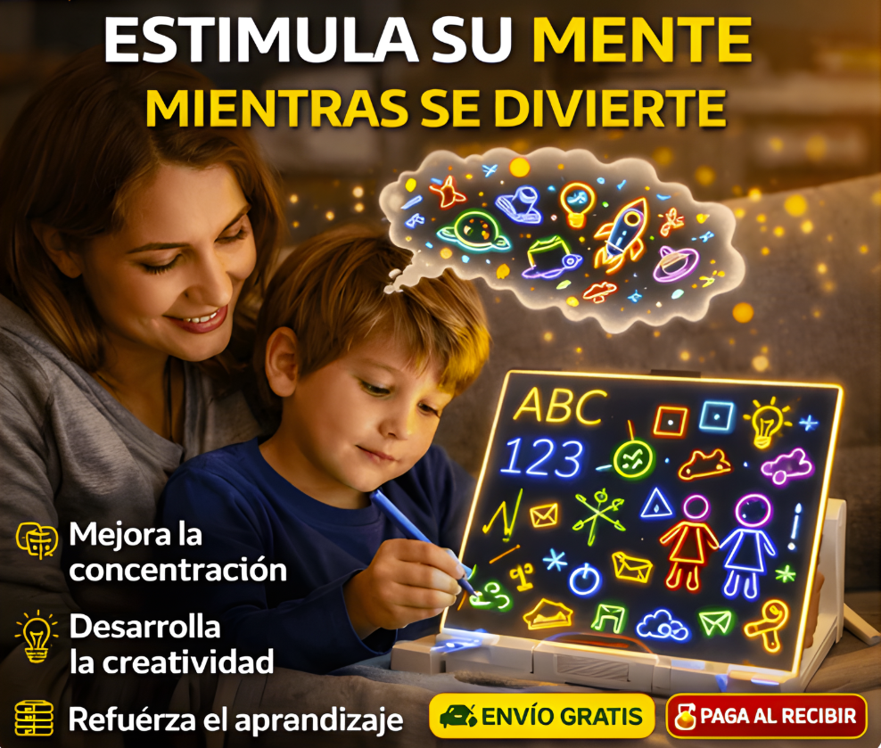 LumoBoard™ – Expresa lo que quieras con luz, color y total libertad