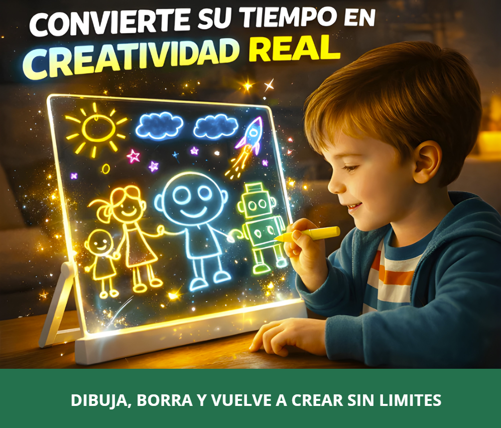 LumoBoard™ – Expresa lo que quieras con luz, color y total libertad