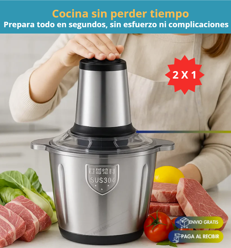 TurboMix 2L – Ahorra tiempo en la cocina todos los días