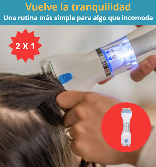 NanoClean Comb – Peina y retira piojos al mismo tiempo, sin ensuciar