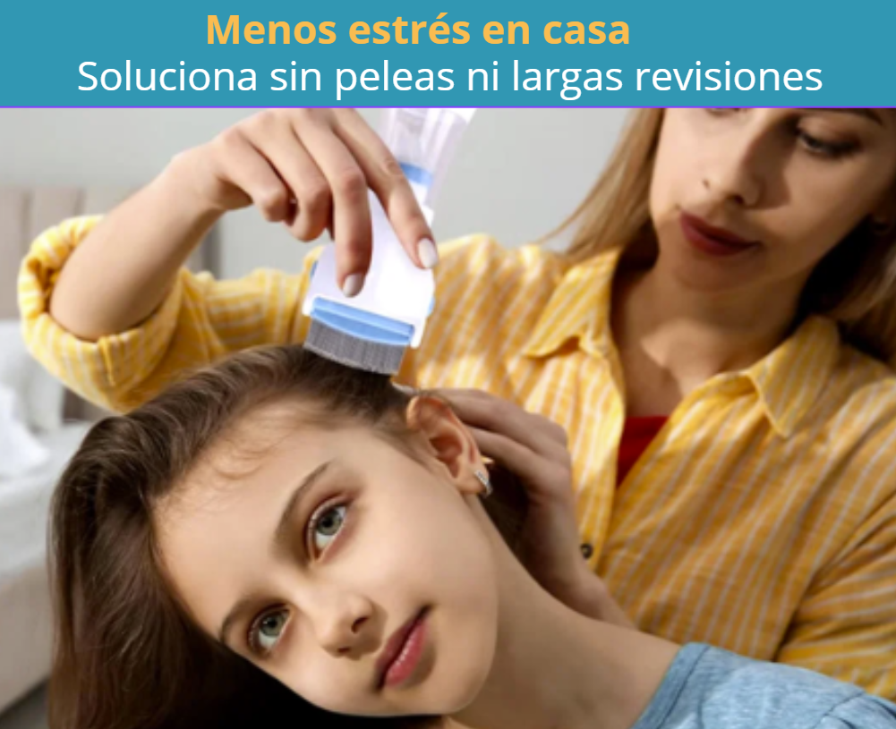 NanoClean Comb – Peina y retira piojos al mismo tiempo, sin ensuciar