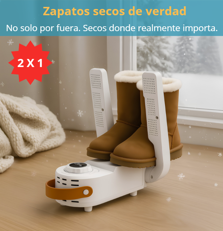 DryStep Pro – Seca tus zapatos por dentro en menos tiempo y sin malos olores