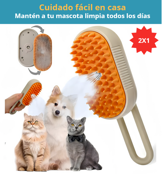 PetGlow Brush - Cepilla, limpia e hidrata en un solo paso
