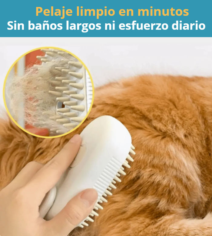 PetGlow Brush - Cepilla, limpia e hidrata en un solo paso