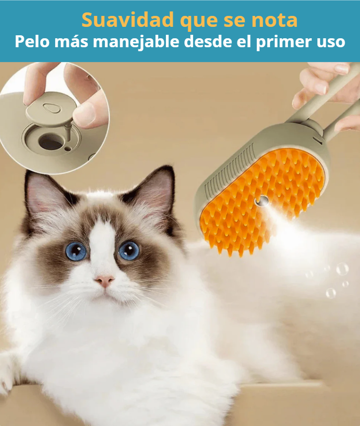PetGlow Brush - Cepilla, limpia e hidrata en un solo paso
