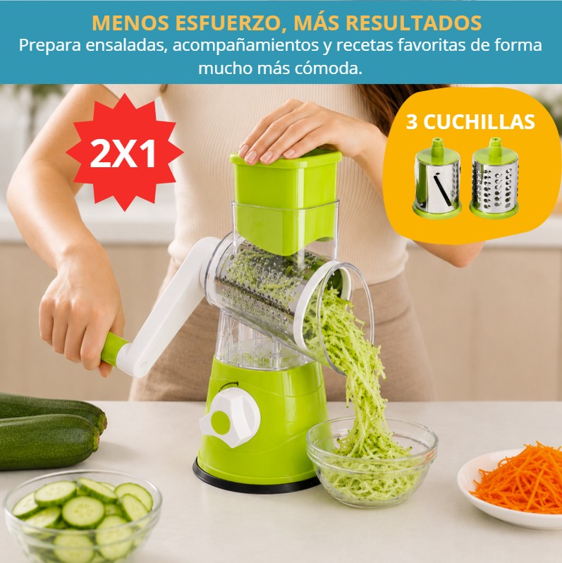 VeggieFlow™ - Rallador Giratorio