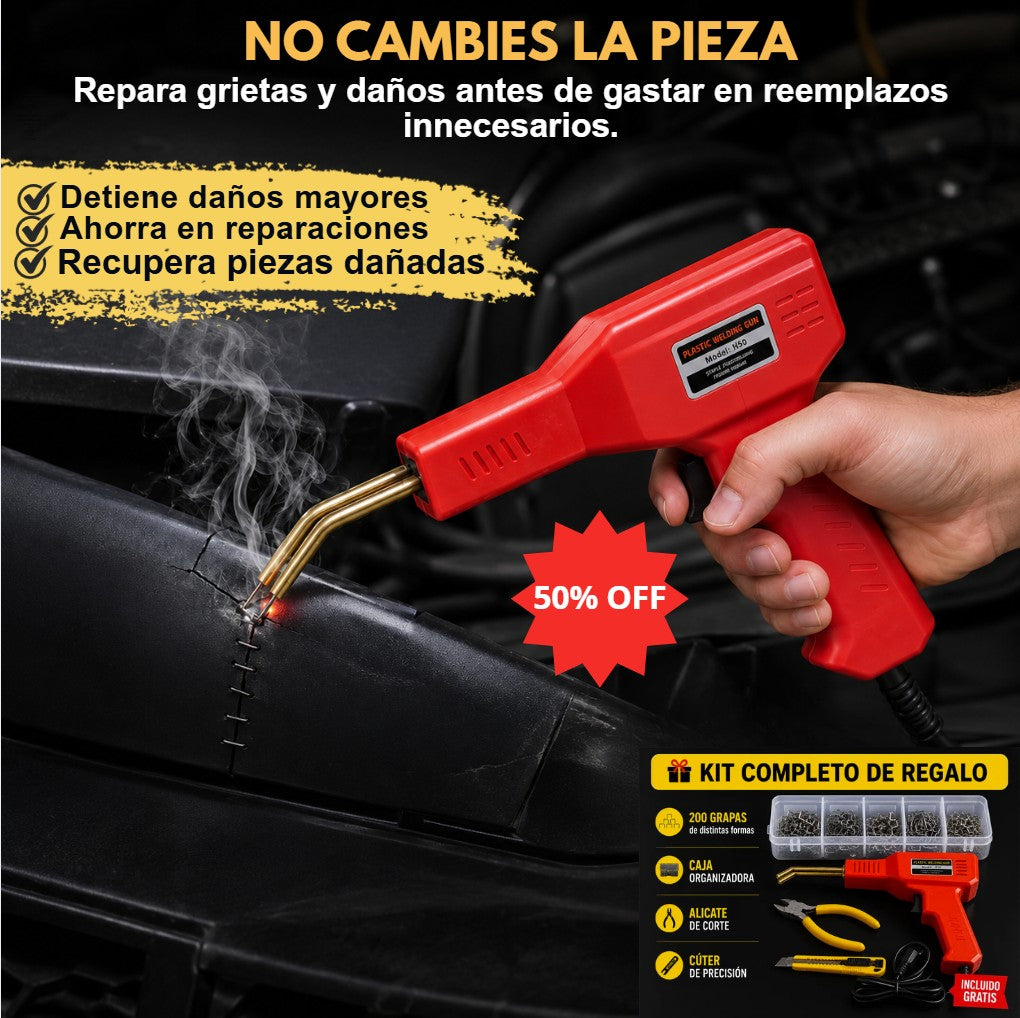 PlasticFix Pro™ - Kit para Soldadura de Plástico