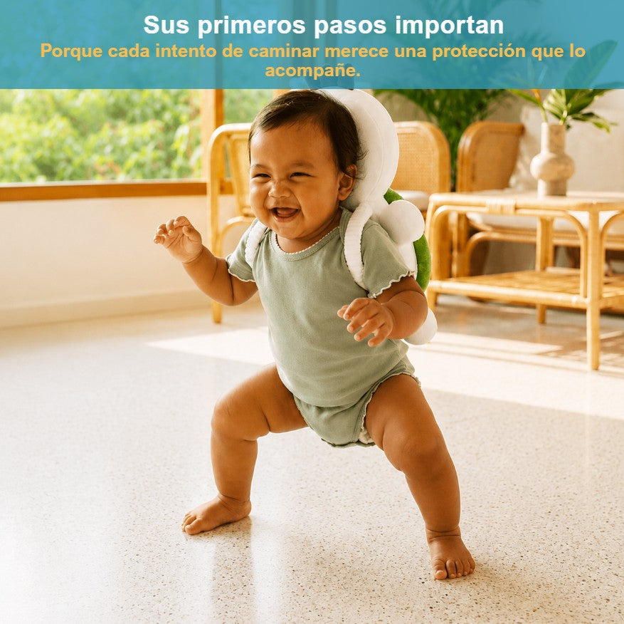SafeSteps™ - Mochila Protector de Cabeza