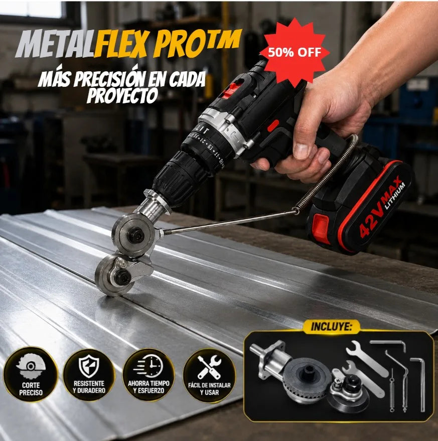 MetalFlex Pro™ - Cortador lata para taladro