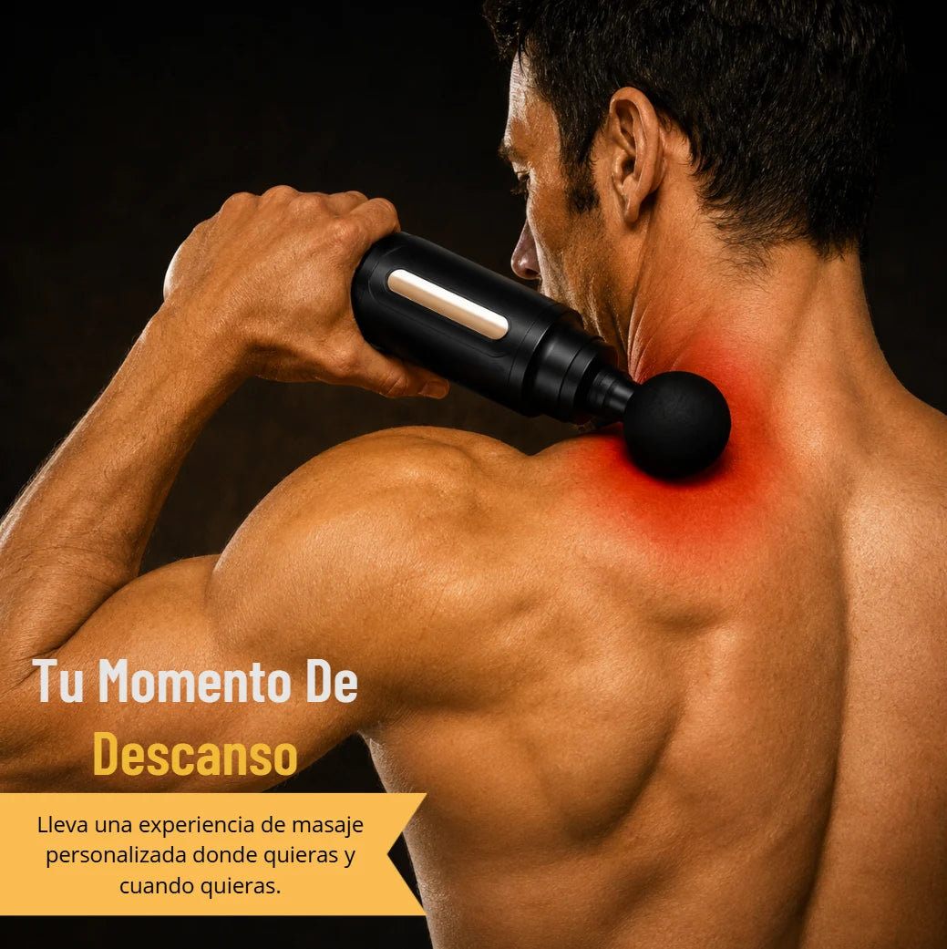 RelaxaPro™ - Pistola Masajeadora