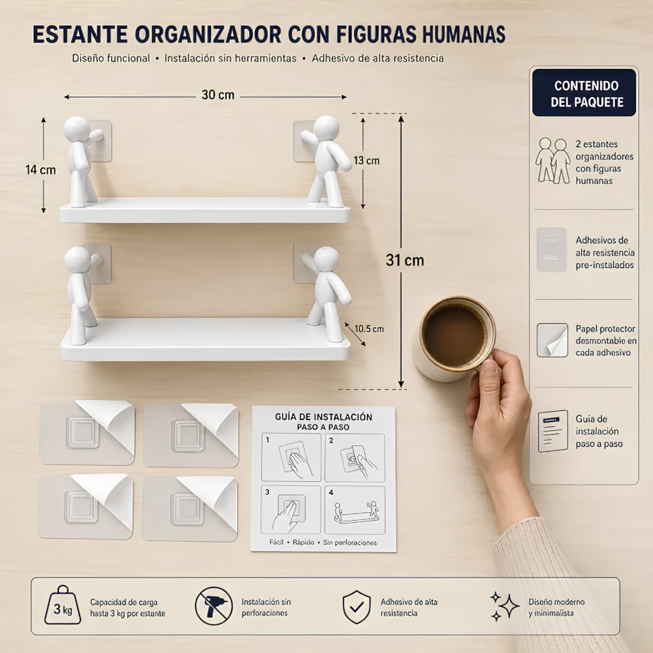 SpaceUp™ - Repisa Organizadora