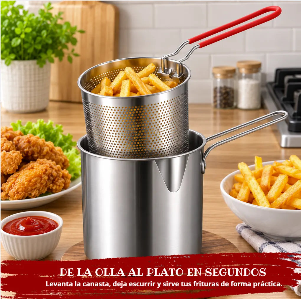 FryClean Pro™ - Olla Freidora Multiusos