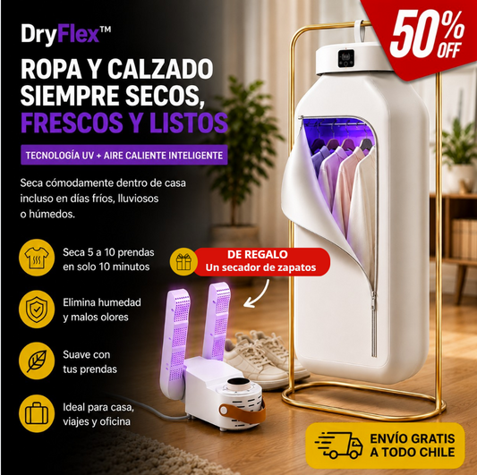 DryFlex™ - Secadora Ropa Portátil