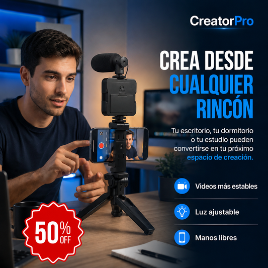CreatorPro - Trípode manos libres