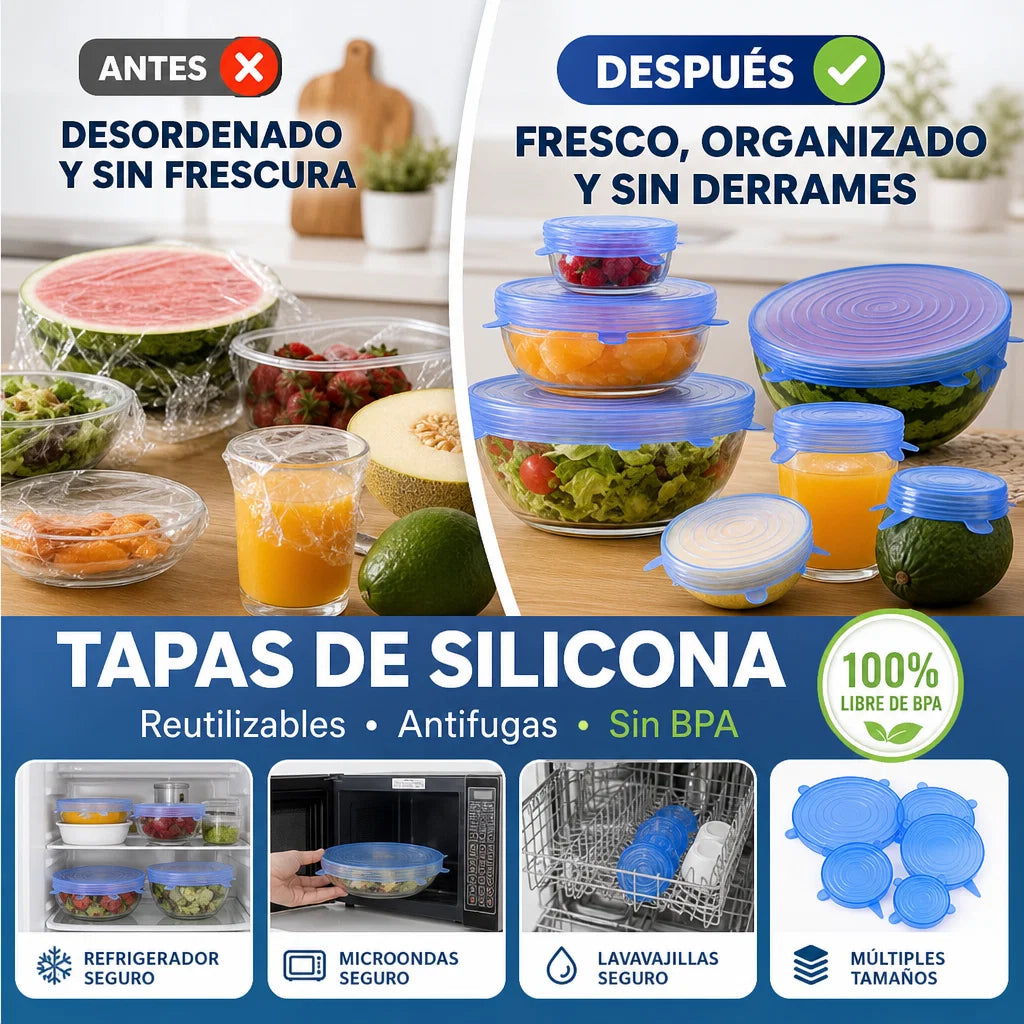 EcoCover™ – Tapas de Silicona