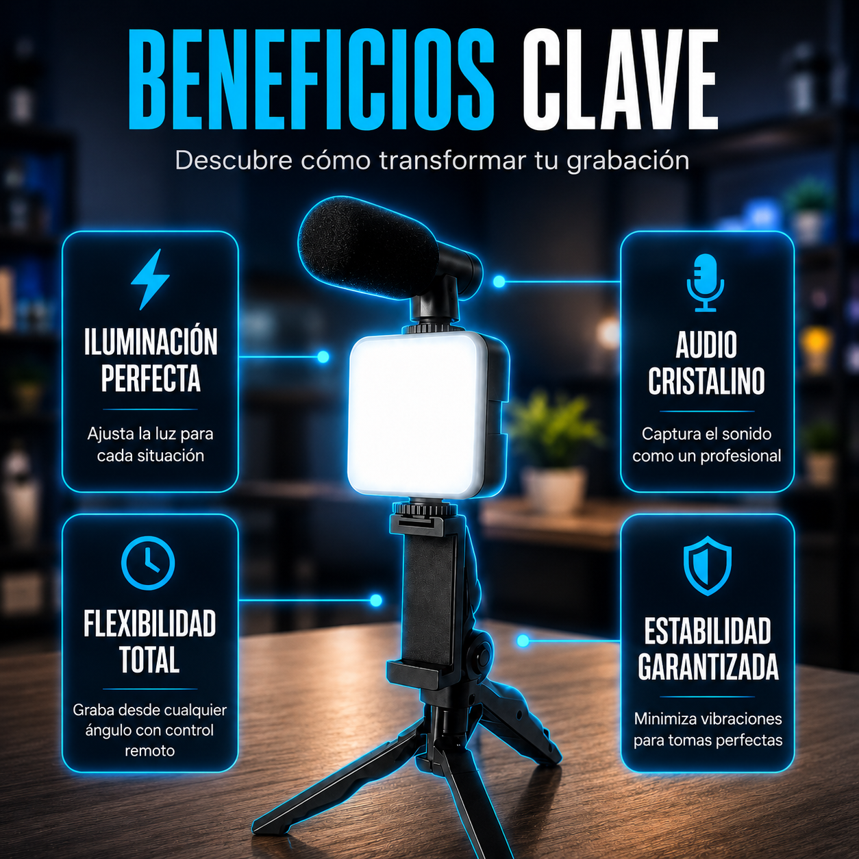 CreatorPro - Trípode manos libres
