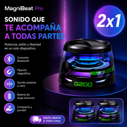MagniBeat Pro - Parlante Magnético Portátil