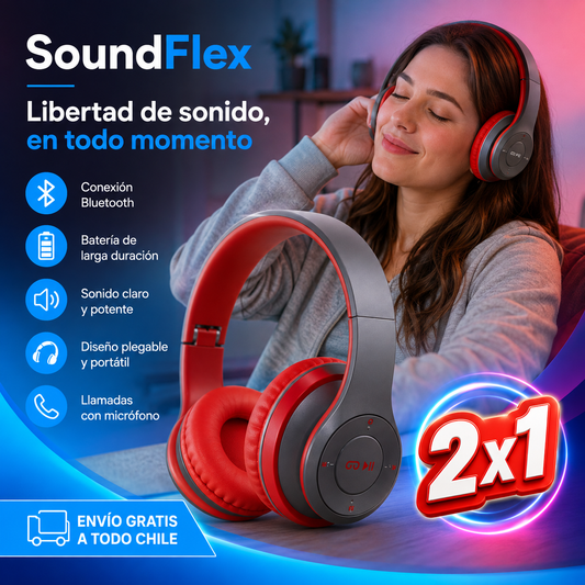SoundFlex - Audífonos Bluetooth Inalámbricos