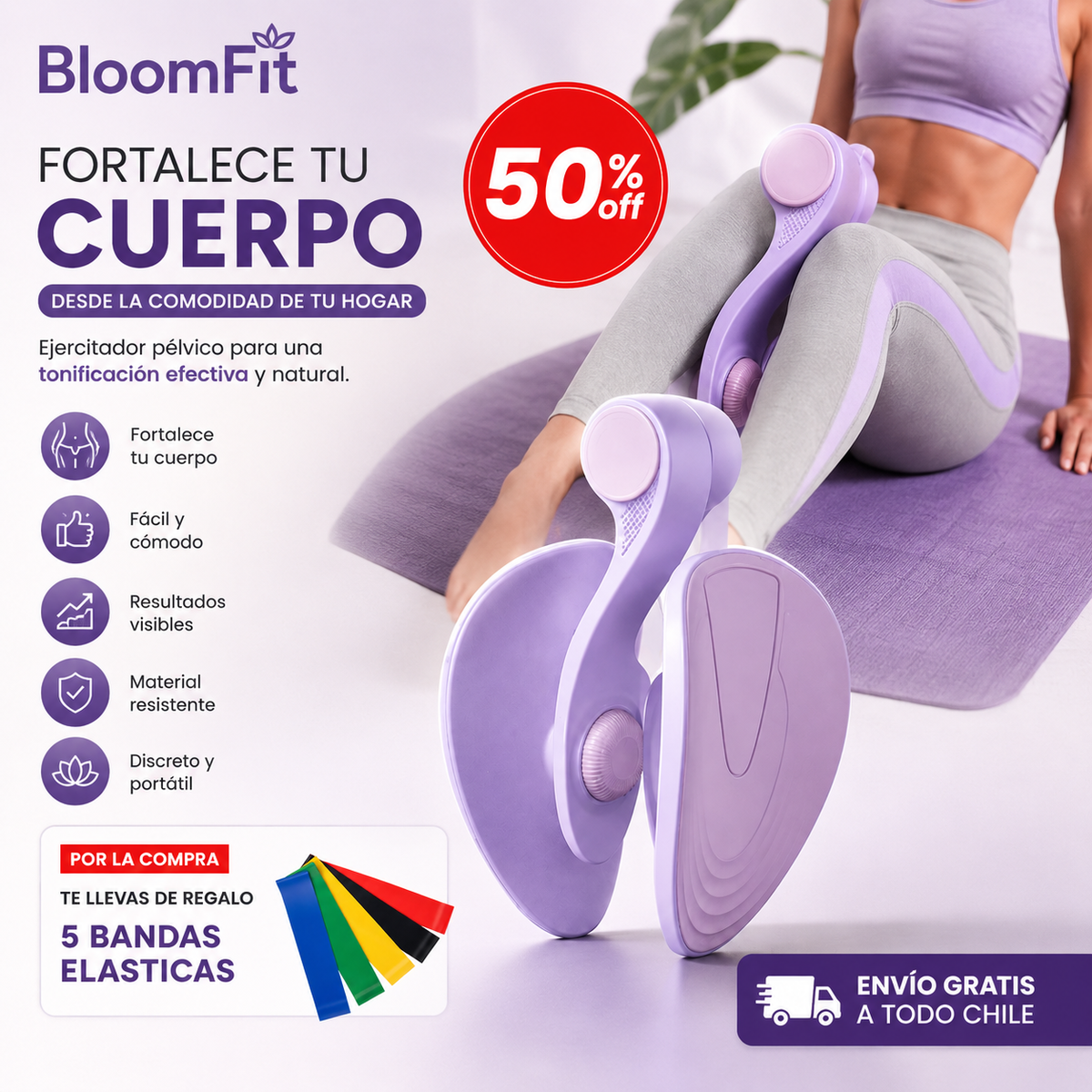 BloomFit - Ejercitador De Pelvis